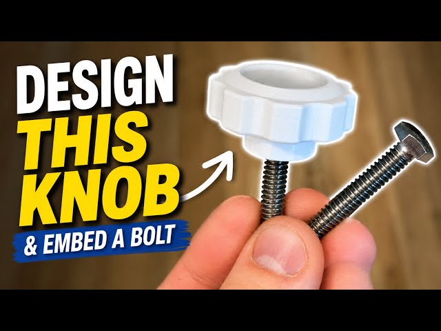 Fusion Tutorial: Embed a Bolt into a 3D Print