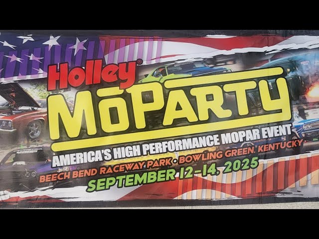 Moparty 2025 drag racing 