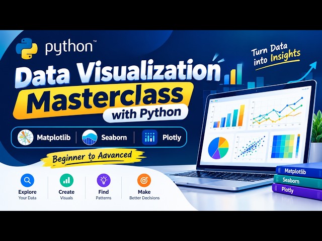 Data Visualization in Python V-1 | What is Data Visualization? | Matplotlib, Seaborn & Plotly