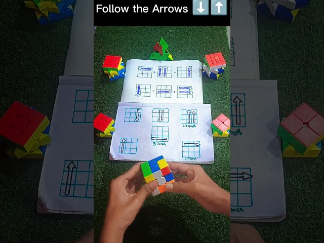 How to Solve Rubik's Cube in 10 Seconds! 😱 (Easiest Trick Ever) #shorts