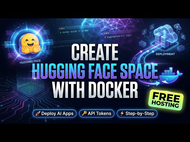 How to Create a Hugging Face Space with Docker (2026) | Deploy AI Apps Complete Beginner Guide