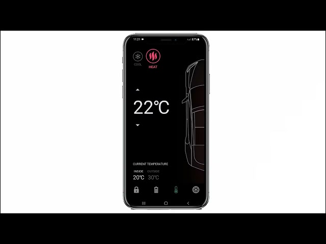 Car Control UI App in Flutter