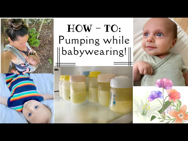 How-to: Pumping while Babywearing! | 9-week postpartum update | Baby #3