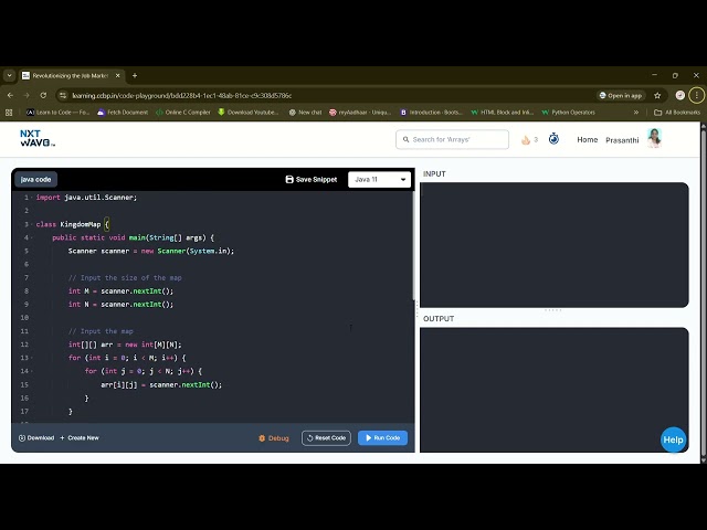 Java course Exam Question (KingdomMap -- Perimeter) || NxtWave || CCBP