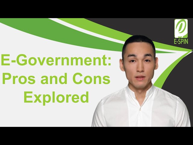 Advantages and Disadvantages of E-Government
