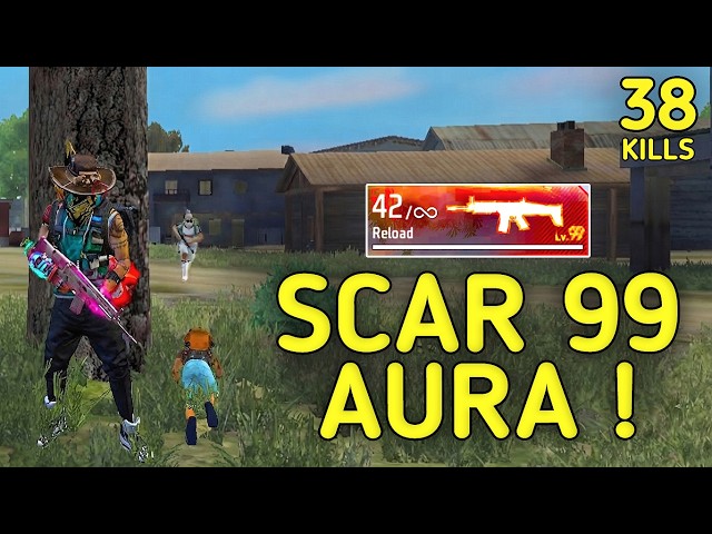 NUEVA SCAR LVL-99🔥😱 !!! ¿LA SCAR MÁS PELIGROSA DE LA HISTORIA EN FF? ||SOLO VS SQUAD ||90% HEADSH...