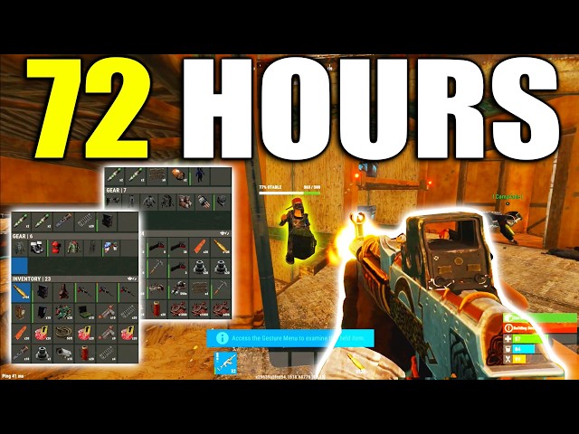 Surviving 72 Hours on a CLAN Server - Rust Console Edition