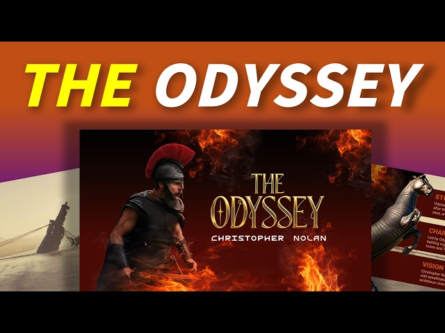 I Remade THE ODYSSEY in PowerPoint | Cinematic Animation Tutorial