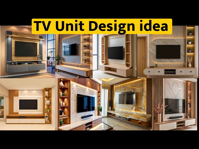 Latest TV wall unit design idea | TV cabinet design | Modern TV wall Unit Designs