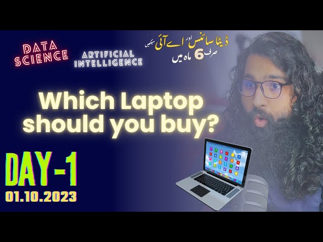 Which Laptop should you workon or buy to work on AI or Data Science?