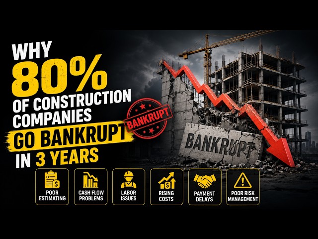 Why 80% of Construction Companies Go Bankrupt in 3 Years