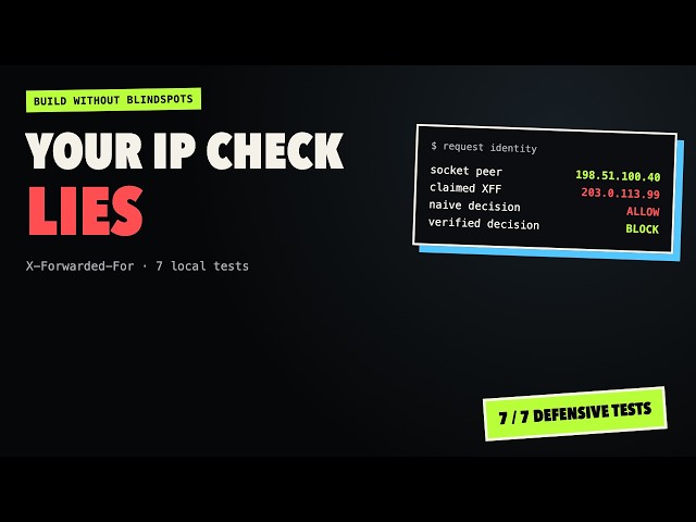 X-Forwarded-For Can Break Your Security: 7 Reverse Proxy Tests
