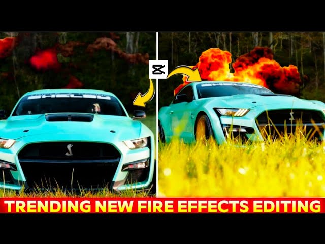 TRENDING NEW FIRE EFFECTS EDITING || TUTORIAL || CAPCUT VIDEO EDITING || CAR EDITING || FIRST VIDEO1