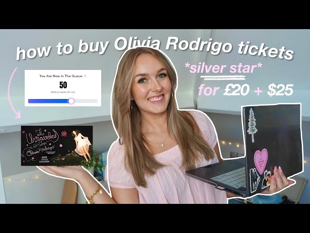 How To Get OLIVIA RODRIGO *Silver Star* Tickets!! | Concert Buying Guide