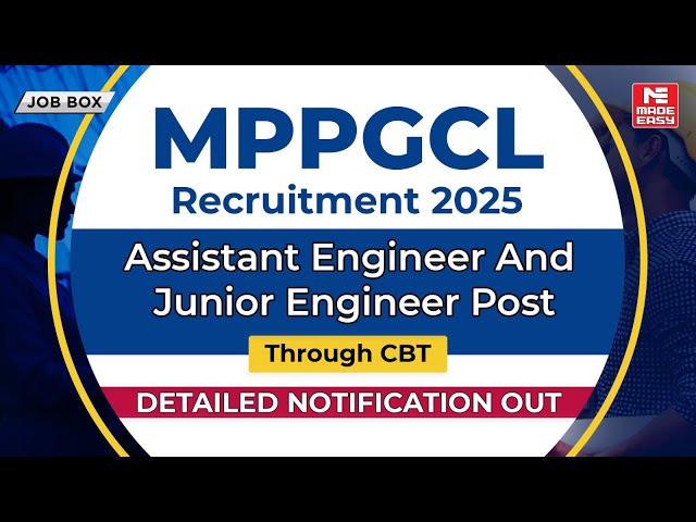 MPPGCL Recruitment 2025 | Assistant & Junior Engineer Posts | Apply Now!