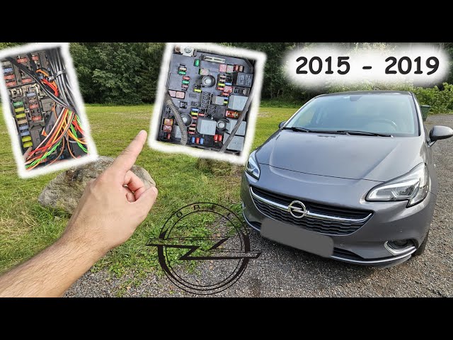 Opel Corsa E - FUSE & RELAY Box - Location / Diagram ( 2015 - 2019 ) Vauxhall