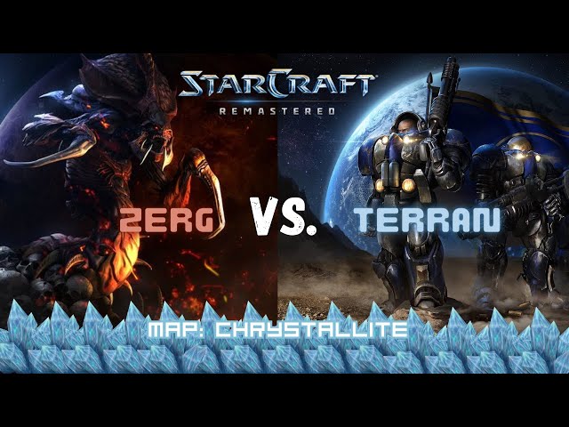 StarCraft: Remastered  - Zerg vs. Terran - Custom Play Gameplay 1080p 60fps - No Commentary