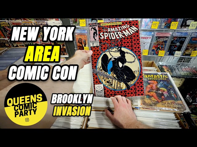 Hunting For Comics at a New York Area Comic Con! Queens Comic Party Brooklyn Invasion