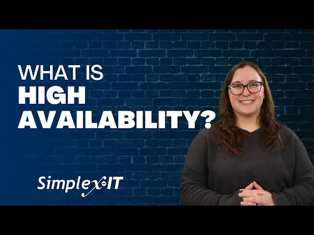 What is High Availability?
