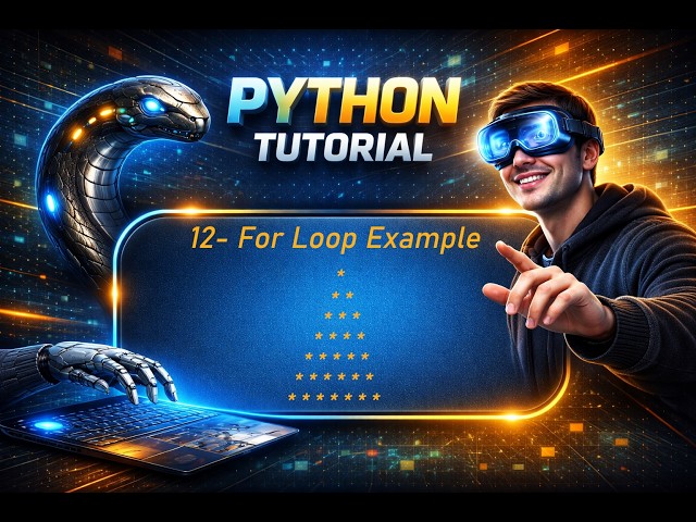 12- For Loop Example || Learning Python From Scratch