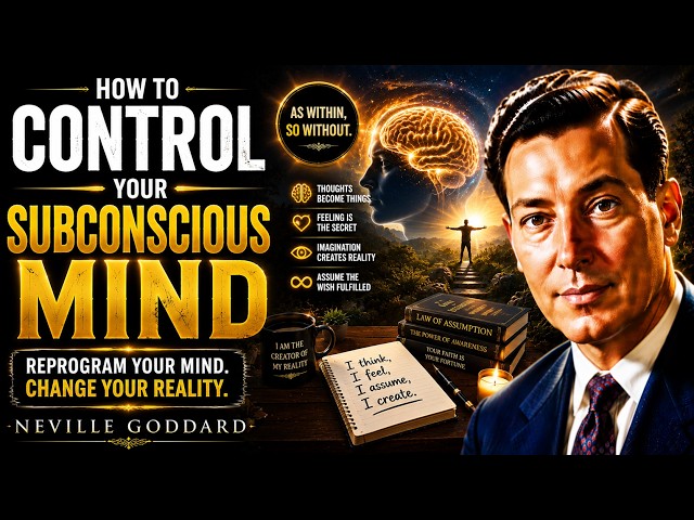 How to Control Your Subconscious Mind | Neville Goddard