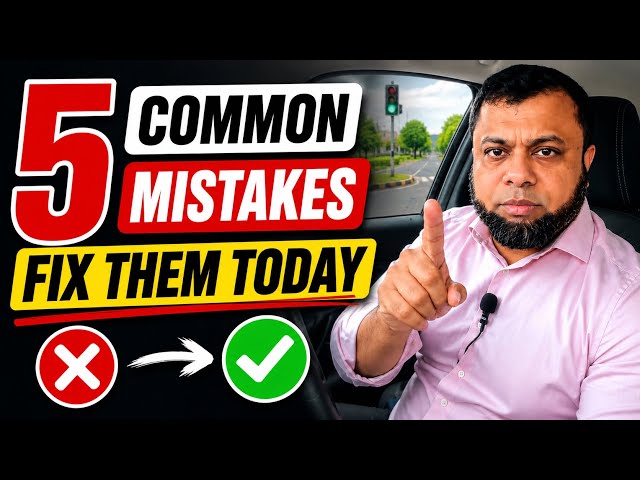 5 Driving Mistakes Every Learner Must Fix | Real Driving Lesson 