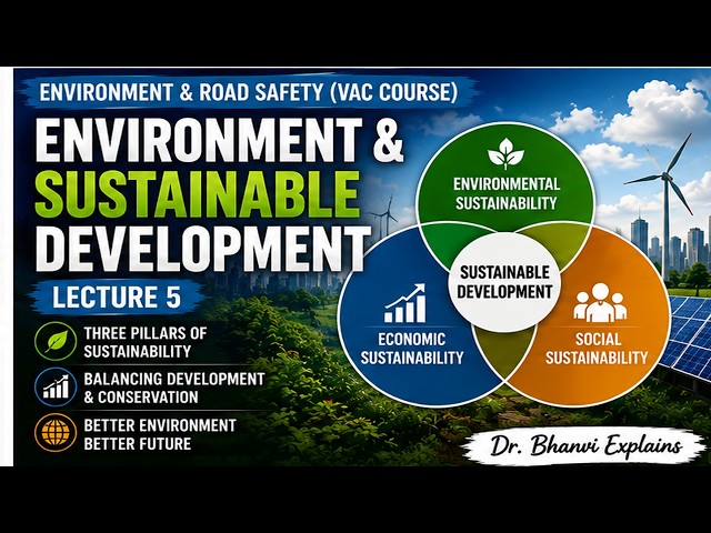 Environment and Sustainable Development | Environment, Economy & Society | VAC Lecture 5