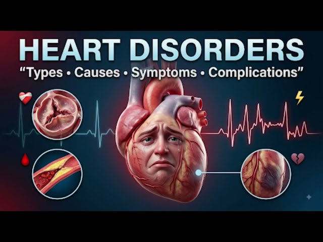 Heart Disorders | Types, Causes, Symptoms & Pathophysiology | Pharmacy |Medical Coding