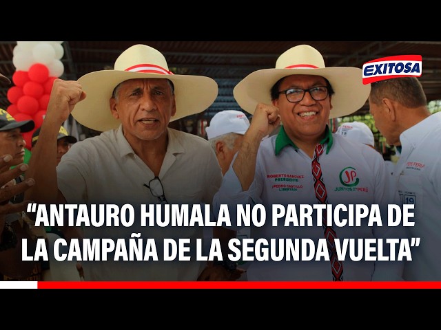 🔴🔵 Antauro Humala is not with JP and is not on the technical team for the runoff, Rodriguez point...
