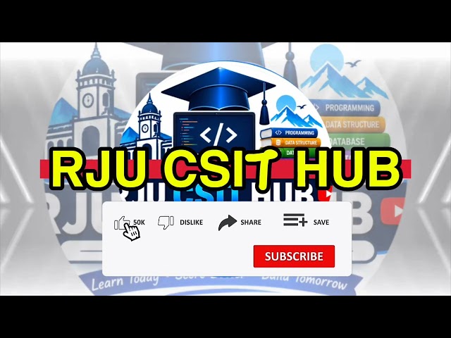 🚀 The Beginning of Something New | RJU CSIT HUB Logo Reveal 🎓 | BSc CSIT