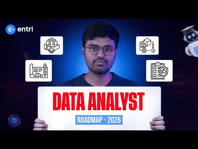 Data Analyst Roadmap 2026 🚀 Step-by-Step Guide to Becoming a Data Analyst from Scratch (Tamil)