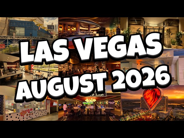 Las Vegas Will Never Be The Same! (August 2026 News Update)