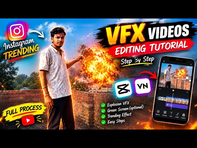 Instagram Trending VFX Video Kaise Banaye 🔥 | VFX Editing Tutorial | CapCut Mobile Editing