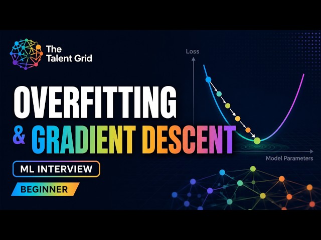 Overfitting & Gradient Descent Interview Questions | Beginner Machine Learning Engineer