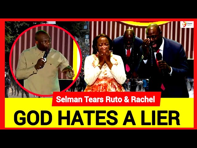 RUTO & RACHEL RUTO FORCED TO WALK OUT IN REHEMA FEAST! AS PASTOR SELMAN WARNED RUTO OVER LIES!