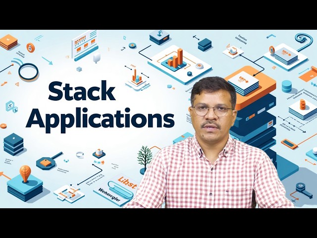 Stack Applications by Dr. B Ravi Kumar