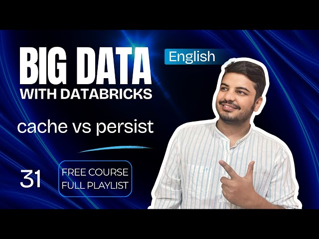 Spark Cache vs Persist: Storage Levels & Performance Optimization | English | #bigdata #databricks