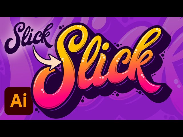 Illustrator Typography: How to Create Custom Script Type