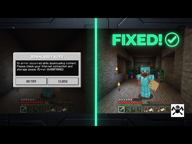 How to Fix Minecraft Bedrock Not Downloading Error ✅