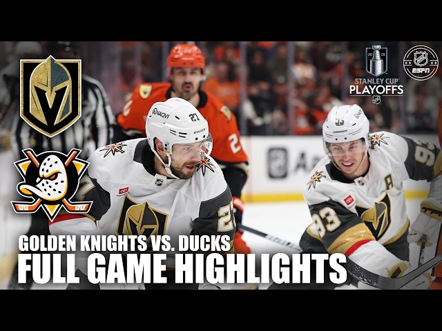 2nd Round – Game 6: Vegas Golden Knights vs. Anaheim Ducks | Full Game Highlights | ESPN NHL