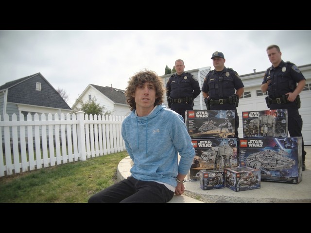 I got arrested because of legos