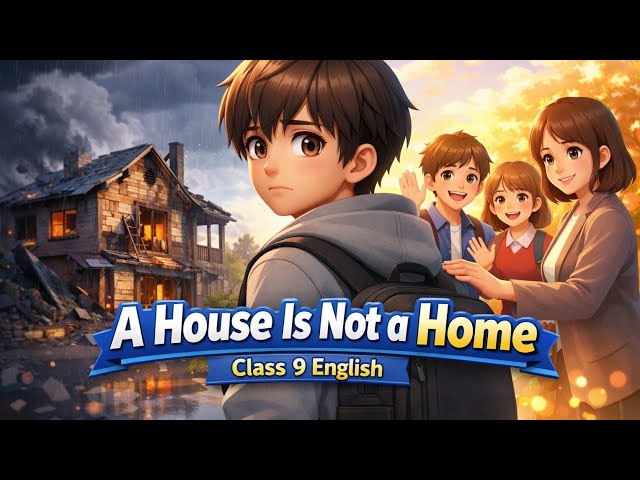 a house is not a home class 9 |a house is not a home |in Hindi |animation |summary