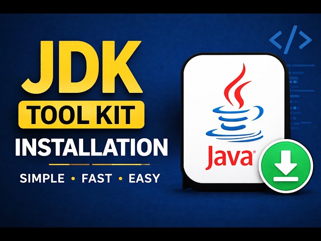 How to install and setup java JDK in 5  min.