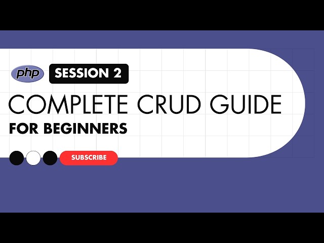 PHP CRUD Full Course 2026 | Session 2 | PHP MySQL Project Tutorial