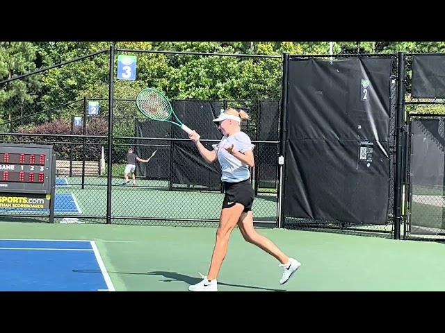 Linda Fruhvirtova practice in CTP