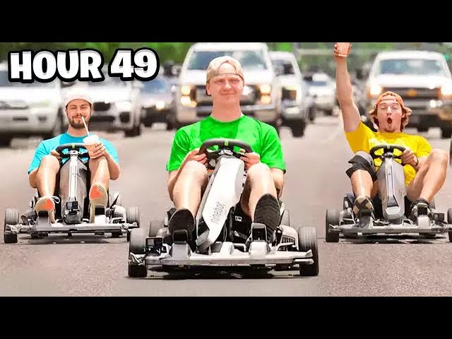 Spending 100 Hours In Go Karts