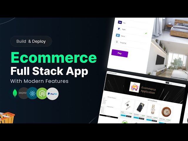 Build and deploy a modern full stack ecommerce application #javascript #mern #reactjs #livetraining