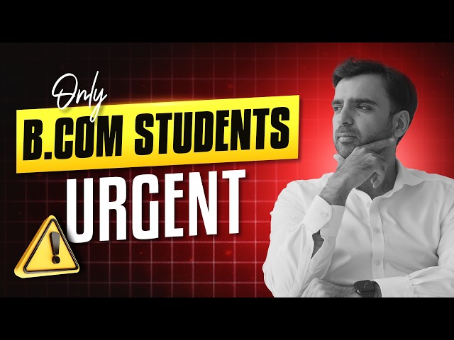 ACCA + BCom Students Need To Know This