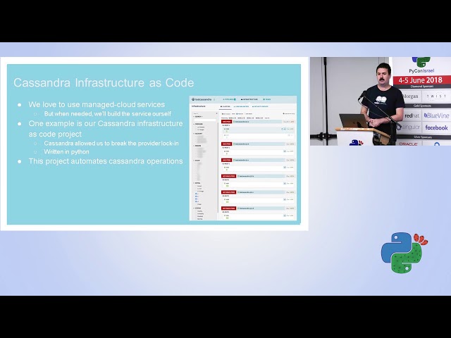 Python tools to Manage Large Scale  - Arie Abramovici & Evgeny Andzhelo - PyCon Israel 2018