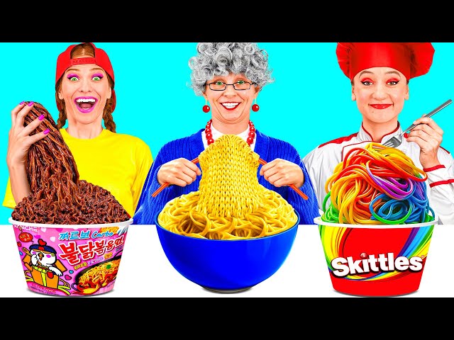 Me vs Grandma Cooking Challenge | Delicious Kitchen Hacks by PaRaRa Challenge